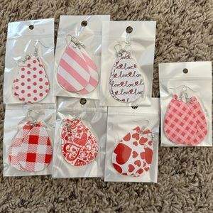 Valentines Earrings 🌟7 for $13🌟